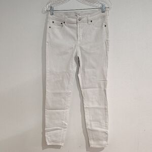 J. Crew Women's Cream Skinny Jeans